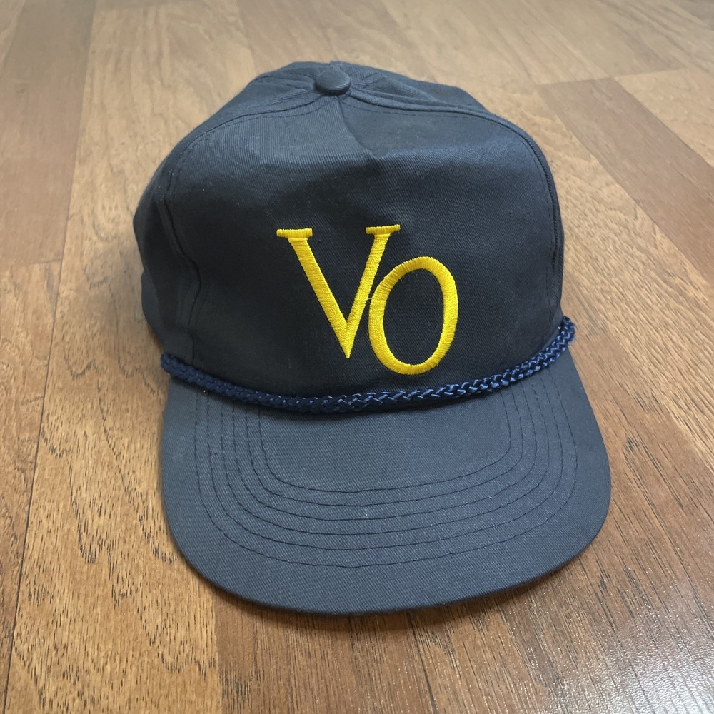 VINTAGE Seagrams VO Hat White And Blue Adjustable SnapBack